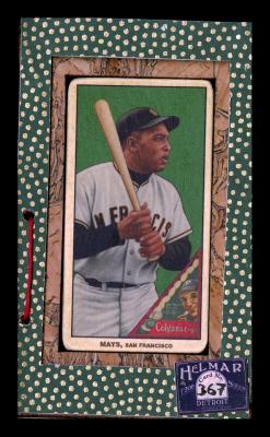 Picture, Helmar Brewing, T206-Helmar Card # 367, Willie MAYS (HOF), Between pitches batting, San Francisco Giants